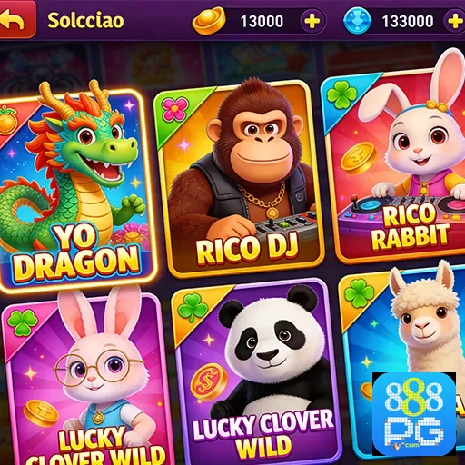 Ilustração de Explore o mundo dos jogos de slots no 888pg