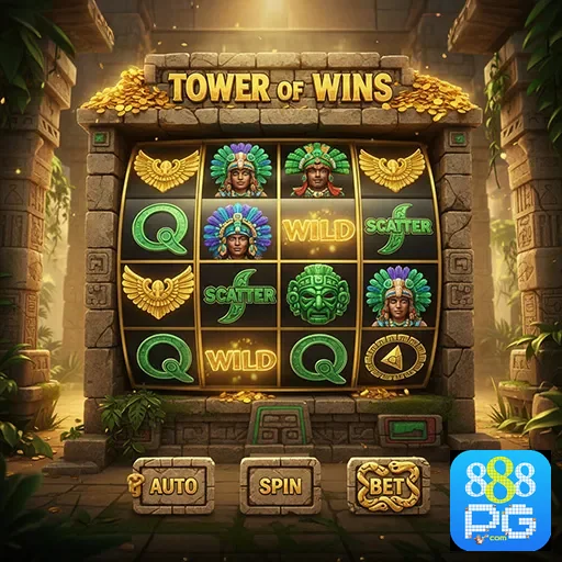 Ilustração de Explore o mundo dos jogos de slots no 888pg